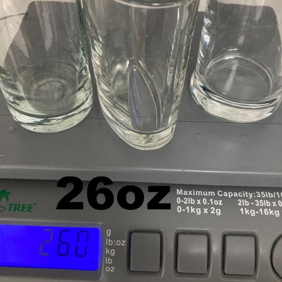 clear glass vases 3 small bud one engraved in French - Picture 15 of 15